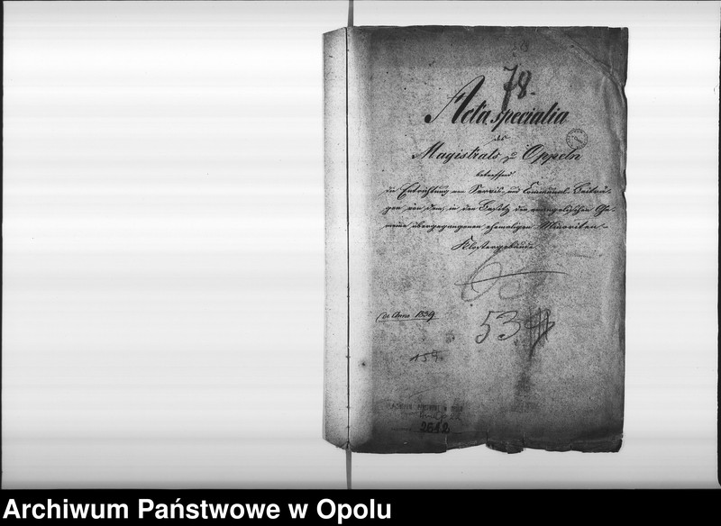 Obraz 4 z jednostki "Acta specialia des Magistrats zu Oppeln betreffend: die Entrichtung von Servis- und Communal-Beiträgen von dem, in den Besitz der evangelischen Gemeine übergangenen ehemaligen Minoriten - Klostergebäude de Anno 1839"