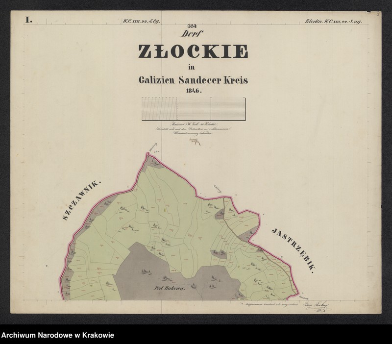 Obraz 5 z jednostki "384 Dorf Złockie in Galizien Sandecer Kreis"