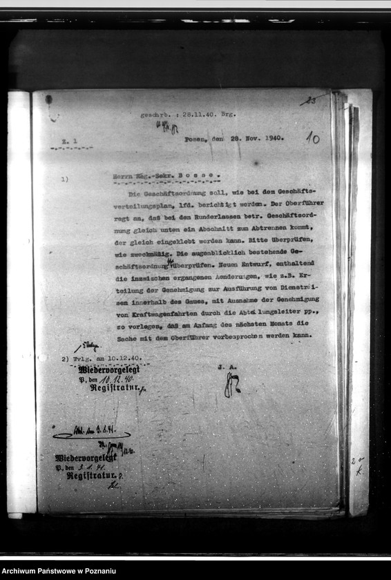 Obraz 14 z jednostki "Vorgänge betrefend Geschäftsordung (Umgestaltung)"