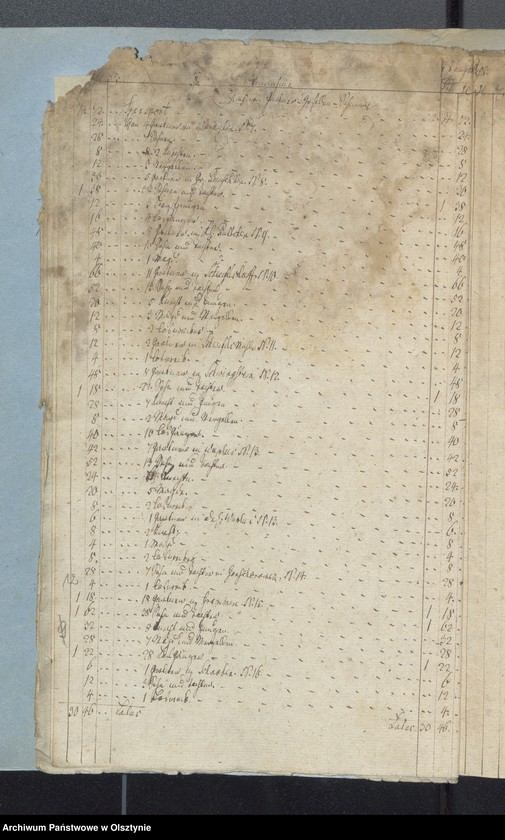 image.from.unit.number "Passenheimsche Stadt Kirchen Rechnung über Einnahme und Ausgabe"