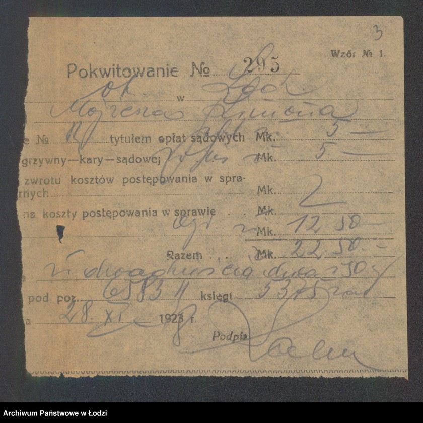 Obraz 5 z jednostki "Mojżesz Limon – wyrób towarów bawełnianych"