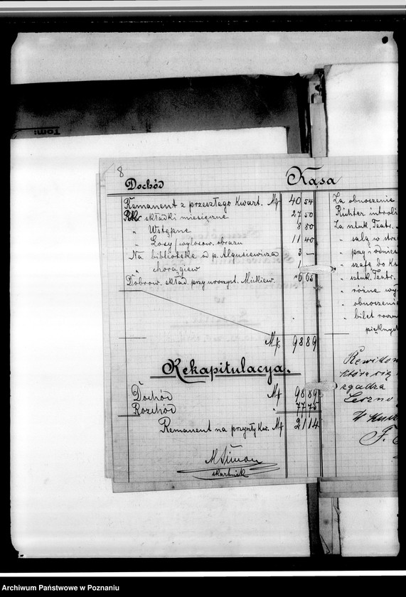 Obraz 12 z jednostki "Roczne sprawozdania bibliotekarza"