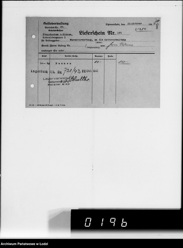 Obraz 12 z jednostki "Einnahme Anweisungen"