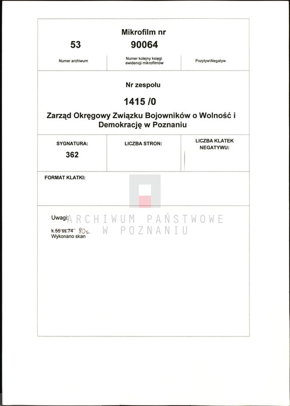Obraz 2 z jednostki "Relacje i wspomnienia dotyczące powstania wielkopolskiego w Jarocinie i okolicy."