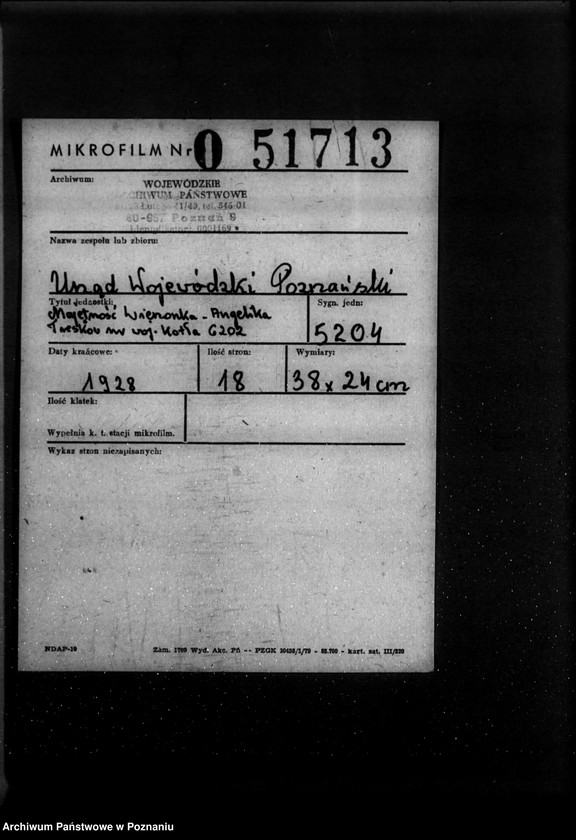 Obraz 2 z jednostki "Majątek Wierzonka Angelika Treskow nr woj. kotła 4209"