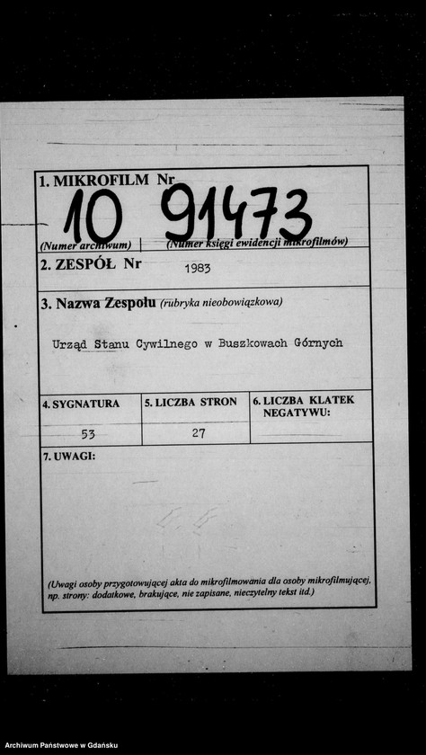 Obraz 2 z jednostki "Księga zgonów"