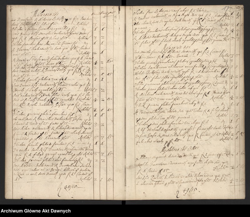 image.from.unit.number "Rozliczenie pogłównego i poboru z 1664 r. - czy to 150, czy 151?."