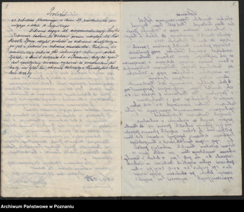 Obraz 8 z jednostki "Rogoźno, powiat Oborniki - akta koła [protokoły zebrań]"