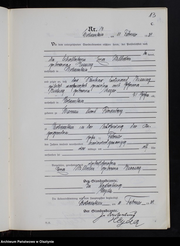 image.from.unit.number "Sterbe-Neben-Register Nr 1 - 94"