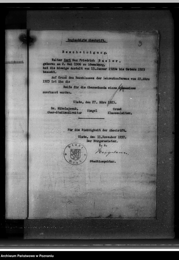 Obraz 14 z jednostki "Bewebungen um Amtskommissarstellen"