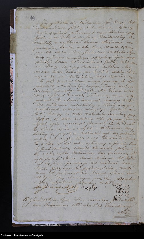 image.from.unit.number "Duplicat. Akta Małzenstw, Urodzenia, Zapowiedzi, Zeyscia Gminy Janów 1818/19-ty"