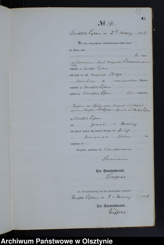 image.from.unit.number "Sterbe-Neben-Register Nr 1 - 126"