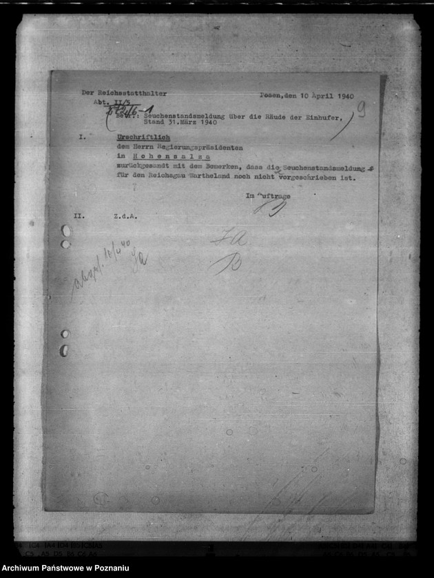 Obraz 13 z jednostki "Bekämpfung der Räude der Einhufer - Pferde, Gaszelle zur Behandlung räudekranker Pferde."