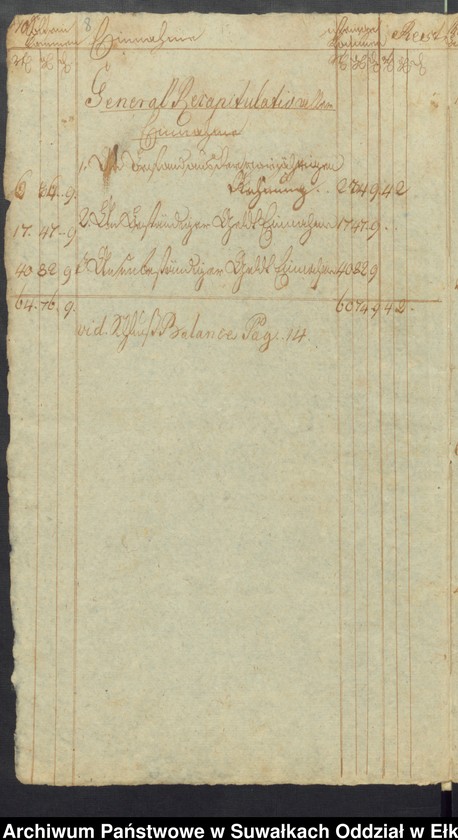 image.from.unit.number "Des Schwentainenschen Kirchspiels Schul Cassen Rechnung von Trinitatis 1778 bis Trinitatis 1779"