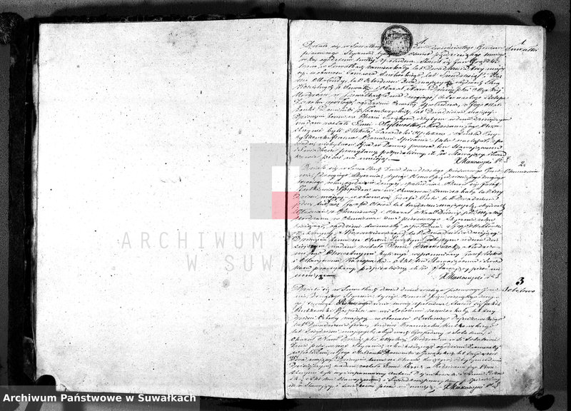 image.from.unit.number "Duplikat akt urodzeń, małżeństw i zgonów wyz. rzym. - kat. W Suwałkach 1853 r."