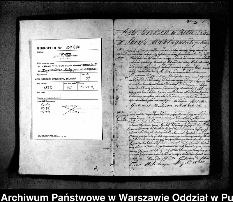 image.from.unit.number "Akta urodzeń, małżeństw i zgonów"