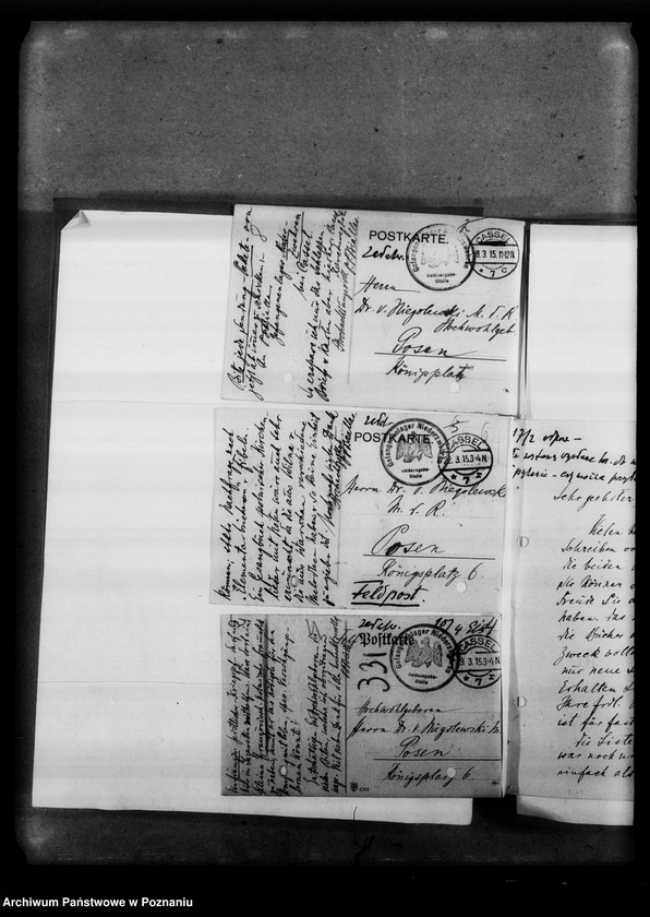 Obraz 8 z jednostki "Korespondencja- listy jeńców wojennych o pomoc materialną z obozu Cassel."