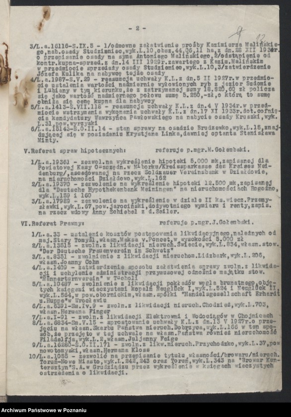 Obraz 16 z jednostki "Różne sprawy."