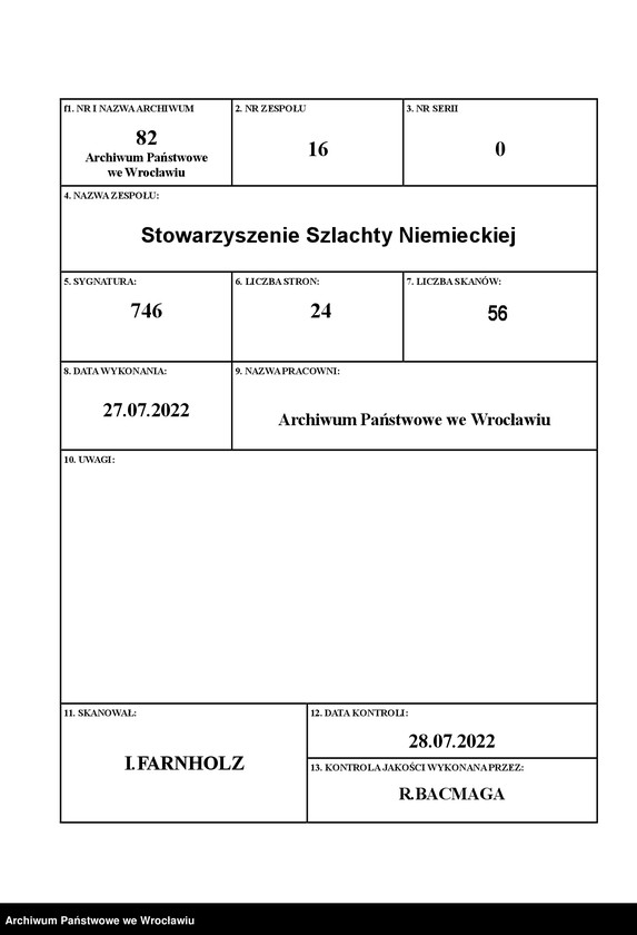 Obraz 1 z jednostki "[Herby, drzewa genealogiczne różnych rodów- von Geusau, von Gersdorff, von Rade, von Heynitz-Lindau, von Vechtnitz, von Wiedebach, von Globio, von Haugwitz, von Steding, von Winkel, von Langenau, von Wallis, von Erdmannsdorf, von Hagen, von Granach, von Schönburg-Waldenburg, von Arenstadt, von Finger]"
