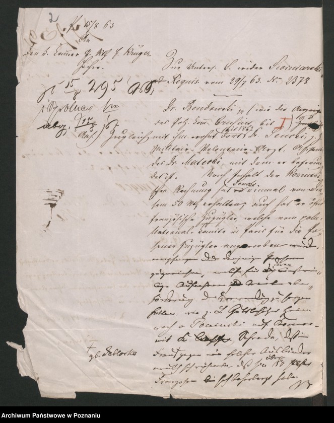 Obraz 5 z jednostki "A. betr. den Arzt Dr Julian Bendowski"