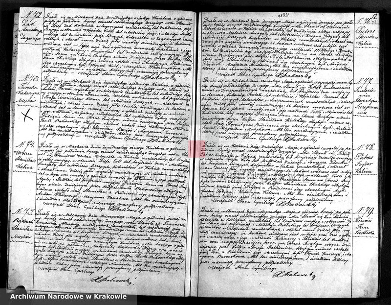 image.from.unit.number "Księga urodzin, małżeństw i zgonów parafii Niedźwiedź"