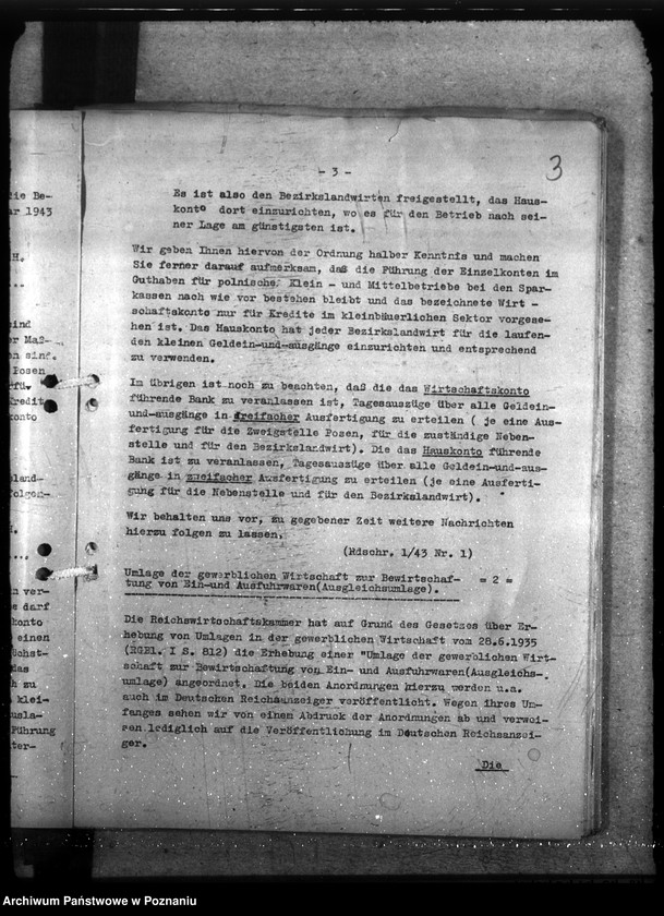 Obraz 7 z jednostki "Rundschreiben des Sparkassen- und Giroverbandes Wartheland"