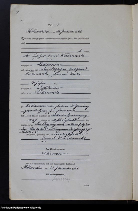 image.from.unit.number "Sterbe-Neben-Register Nr 1 - 95"