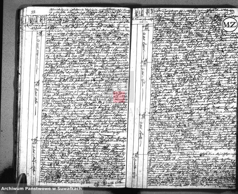image.from.unit.number "Akta urodzonych gminy sereyskiey od 1-go maja 1809"