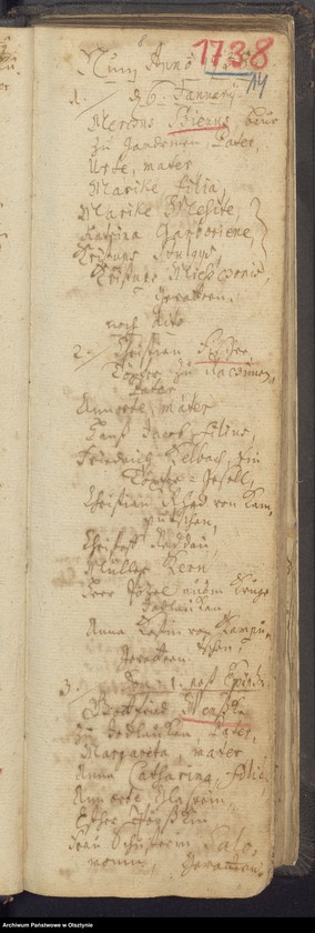 image.from.unit.number "Taufregister der Kirche zu Jodlauken"