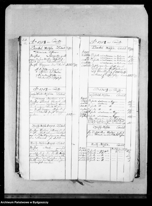 image.from.unit.number "Berechungsbuch von der Einnahme und Ausgabe des in der Stadt Conitz fälligen Korns"