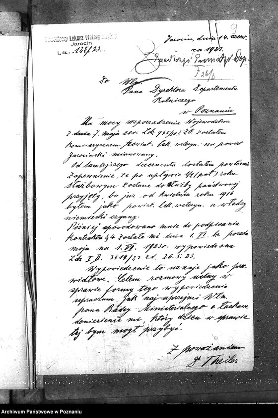 Obraz 14 z jednostki "Pow. lekarz Weterynaryjny Jarocin"