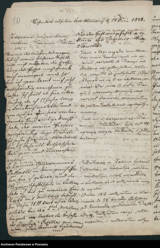 Obraz 16 z jednostki "A. betr. Kazimir von Kozłowski"