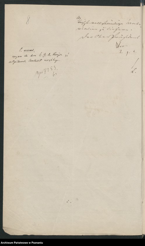 image.from.unit.number "Die Verschwörung unter der polnischen Bevölkerung der Provinz Posen /Poznań/ im Anschluss an die Insurrektion im Königreiche Polen."