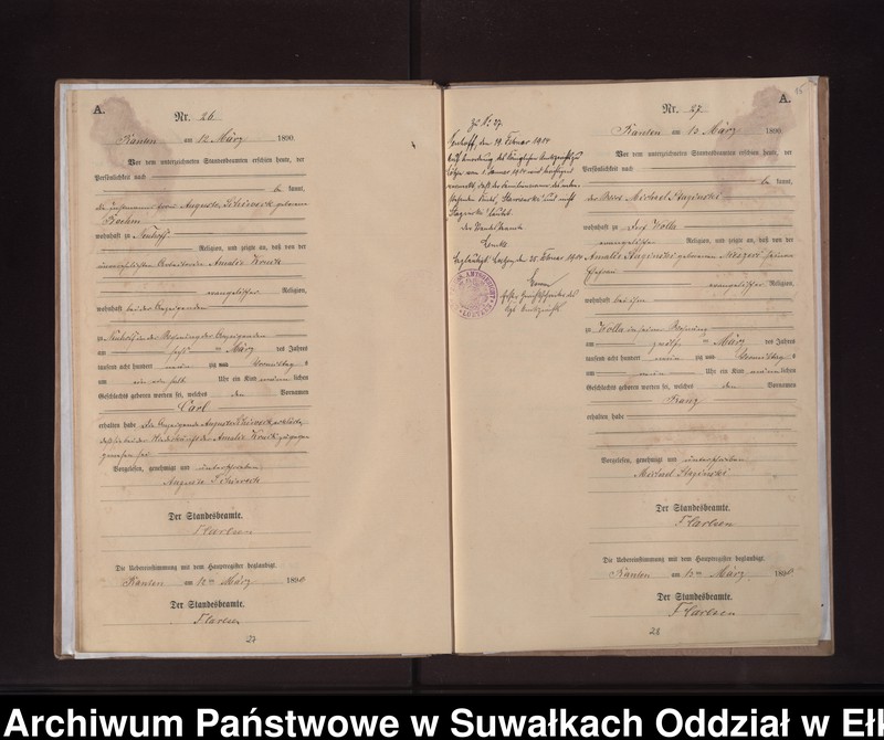 image.from.unit.number "Geburts-Neben-Register des Preussischen Standes-Amtes Neuhoff Kreis Loetzen"
