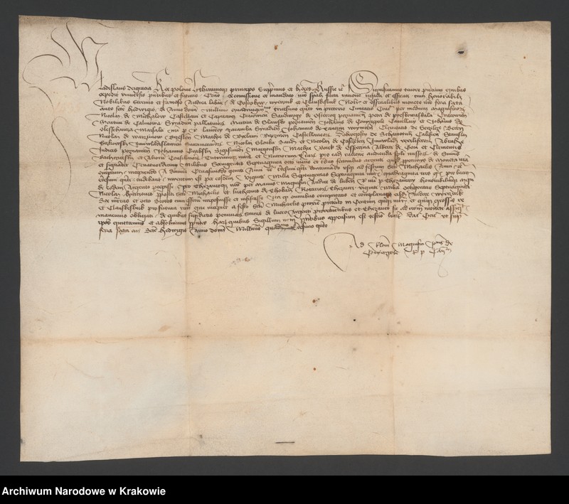 Obraz 9 z kolekcji "Dokumenty i pieczęcie Władysława III Jagiellończyka (1424‒1444) zwanego Warneńczykiem, króla Polski i Węgier111"