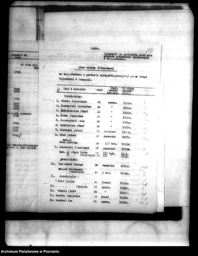 Obraz 14 z jednostki "Majątek Liszkowo powiatu wyrzyskiego odprawy z art.. 44 ustawy o wykonaniu reformy rolnej"