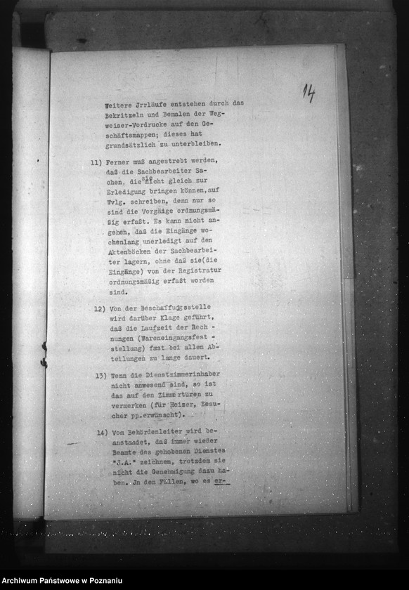 Obraz 18 z jednostki "Konferencje z kierownikami działów w sprawie podziału czynności i obiegu pism w urzędzie"