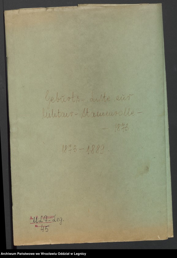 image.from.unit.number "Geburts-Liste zur Militair Stammrolle"