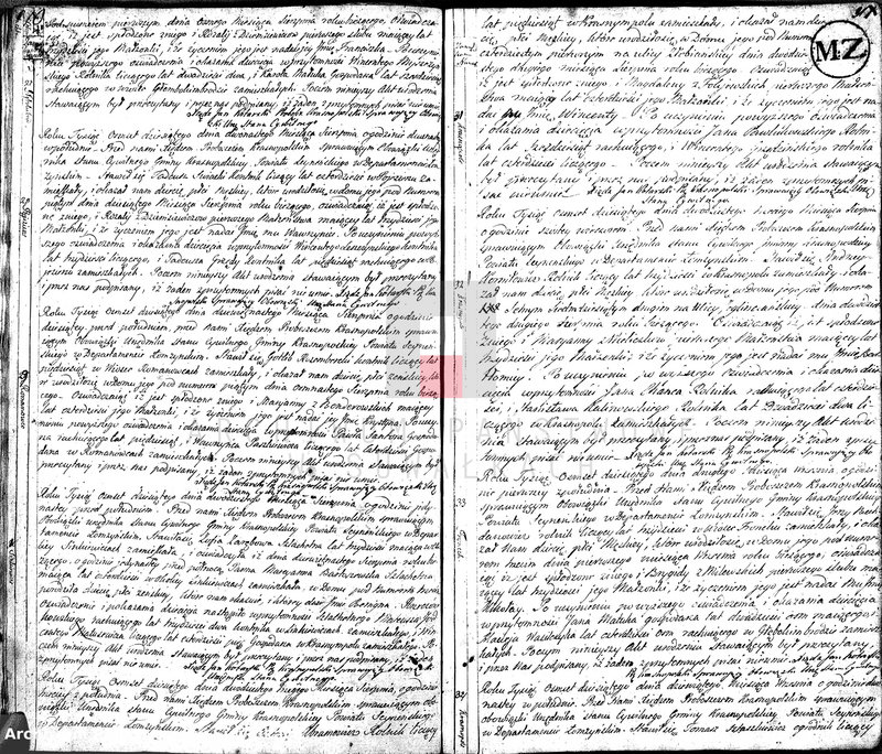 image.from.unit.number "Akta Cywilne Urodzonych Gminy Krasnopolskiey od R.1810 1 Maja do Roku 1811 1 Maja."