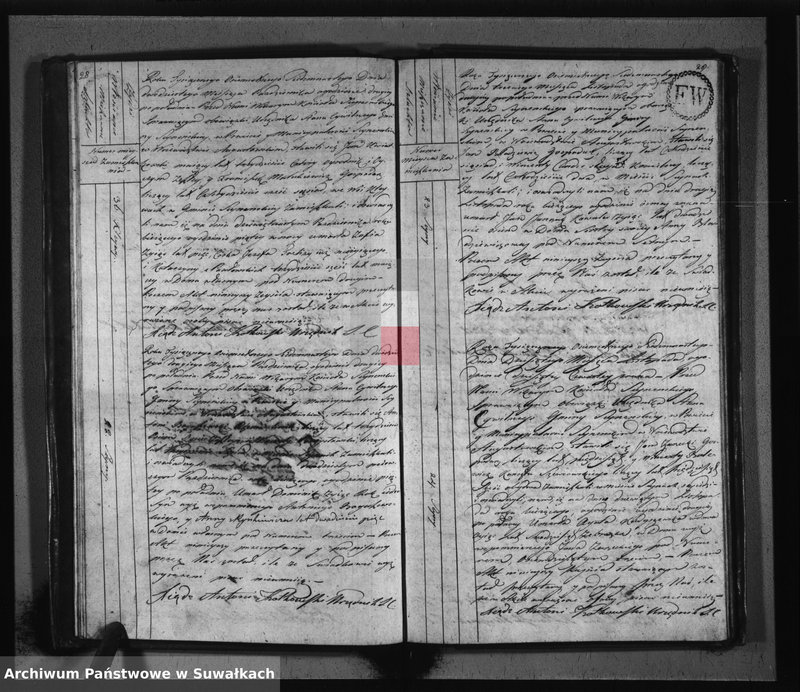image.from.unit.number "Akta zeszłych stanu cywilnego gminy seyneńskiey od 1-go stycznia 1817 roku."