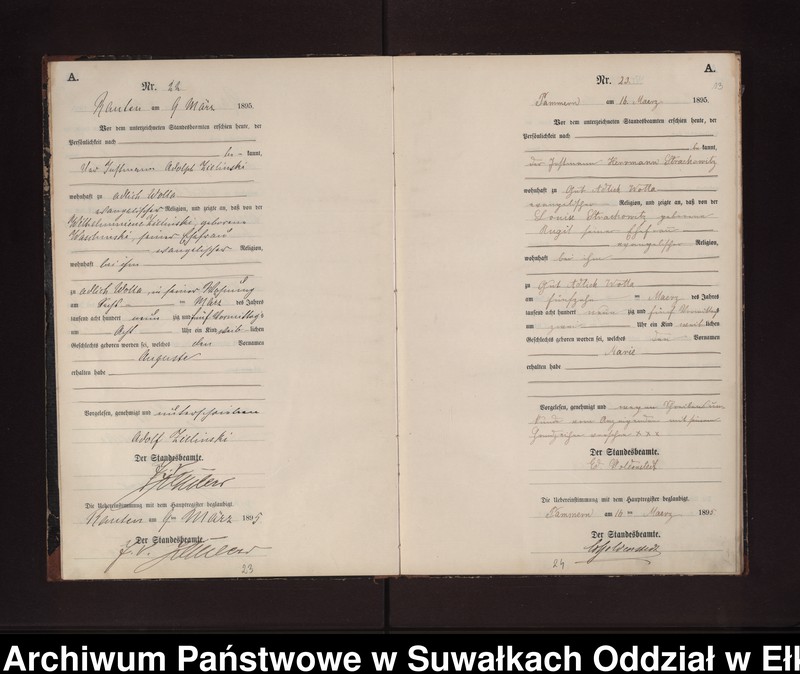 image.from.unit.number "Geburts-Neben-Register des Preussischen Standes-Amtes Neuhoff Kreis Loetzen"