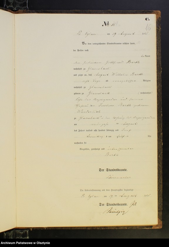 image.from.unit.number "Sterbe-Neben-Register Nr 1 - 21"