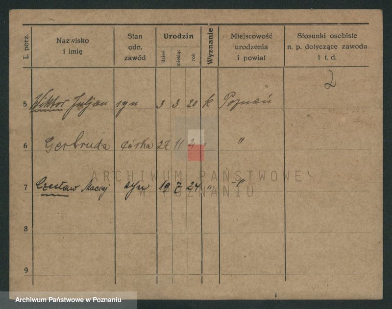 image.from.unit.number "Wiśniewski (żonaci od Stefan - (samotni mężczyźni)"