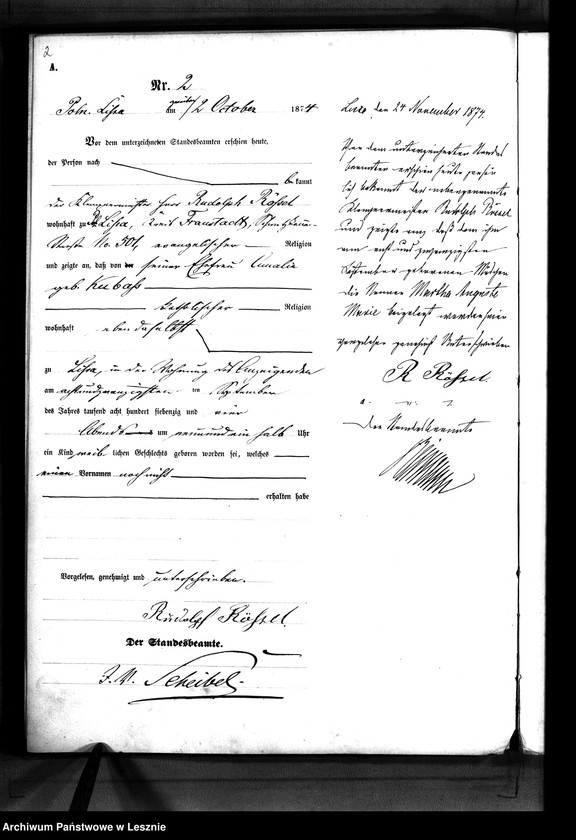 Obraz 6 z jednostki "[Księga urodzeń - miasto]"