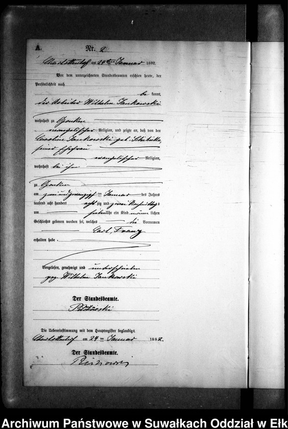 image.from.unit.number "Geburts-Neben-Register des Preussischen Standes-Amtes Gr. Strengeln Kreis Angerburg"