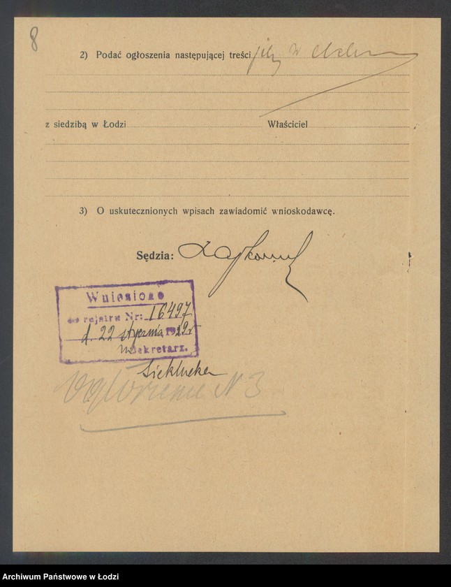 Obraz 10 z jednostki "Jakób Rusak – komisowe biuro zakupów I sprzedaż wszelkich towarów"