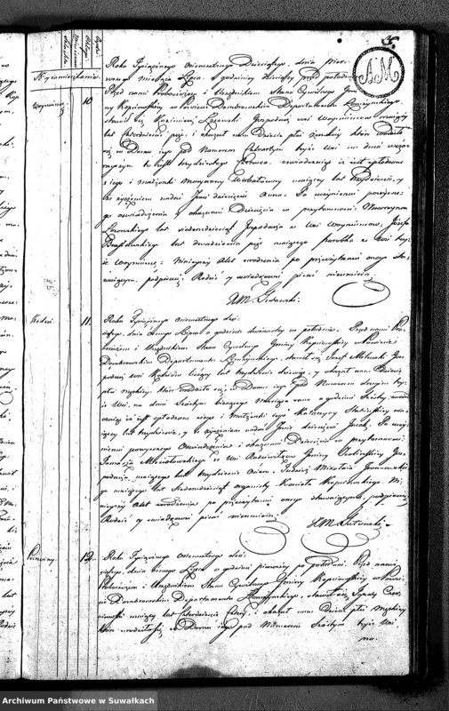 image.from.unit.number "Akta Urodzonychych Gminy Kopciowskiey od 1 Maia 1810 R."