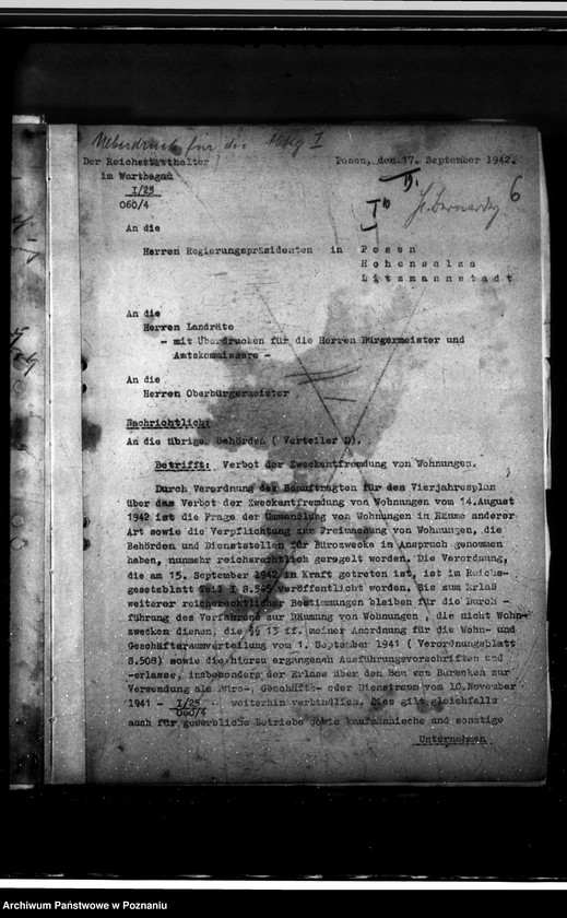 Obraz 9 z jednostki "Rundschreiben des Reichsstatthalters"