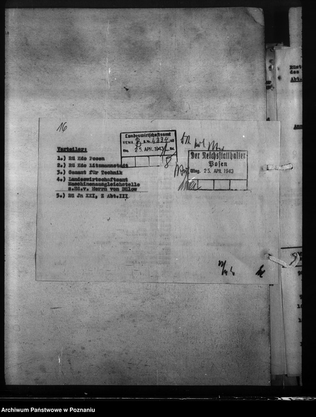 Obraz 19 z jednostki "Maschinenausgleich - freie und umgesetzte Maschinen. Werkzeugmaschinen. Rüstungsinspektion."
