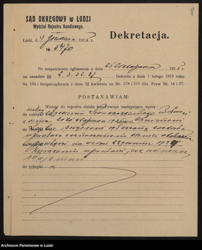 Obraz 10 z jednostki "Chaim Lajb Berger- handel naftą i olejami"